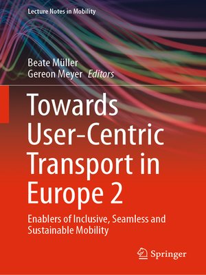 cover image of Towards User-Centric Transport in Europe 2